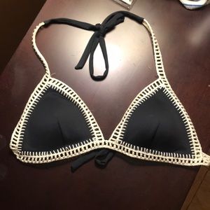 Crochet Edged Bikini Set